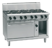 Waldorf 800 Series RNL8813GE - 1200mm Gas Range Electric Static Oven Low Back Version - Hospitality Connect