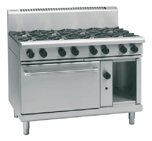Waldorf 800 Series RNL8813GE - 1200mm Gas Range Electric Static Oven Low Back Version - Hospitality Connect