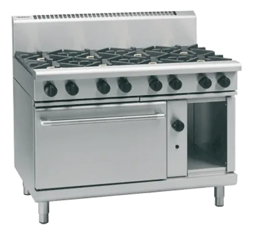 Waldorf 800 Series RN8819GE - 1200mm Gas Range Electric Static Oven - Hospitality Connect
