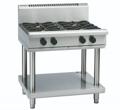 Waldorf 800 Series RNL8900G-LS - 900mm Gas Cooktop Low Back Version – Leg Stand - Hospitality Connect