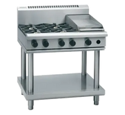 Waldorf Bold RNB8603G-LS - 900mm Gas Cooktop - Leg Stand - Hospitality Connect