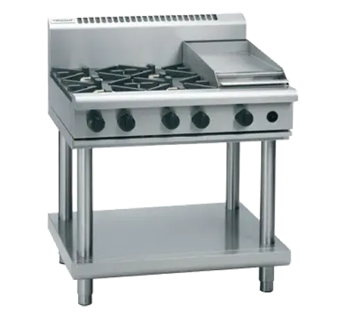 Waldorf Bold RNB8603G-LS - 900mm Gas Cooktop - Leg Stand - Hospitality Connect