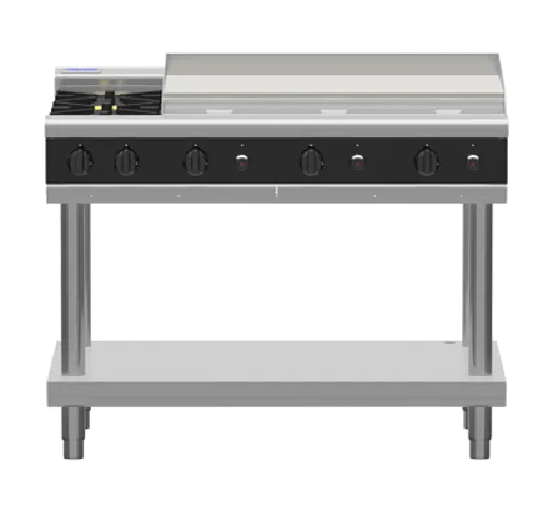 Waldorf Bold RNB8806G-LS - 1200mm Gas Cooktop - Leg Stand - Hospitality Connect
