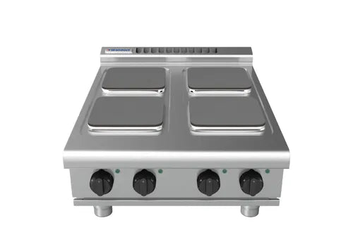 Waldorf 800 Series RNL8400SE-B- 600mm Electric Cooktop Sealed Hobs Low Back Version - Bench Model - Hospitality Connect