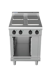 Waldorf 800 Series RNL8400SE-CB- 600mm Electric Cooktop Sealed Hobs Low Back Version - Cabinet Base - Hospitality Connect