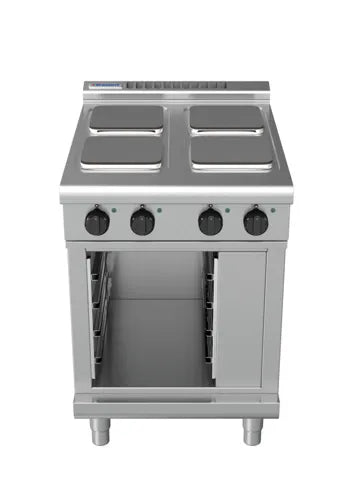 Waldorf 800 Series RNL8400SE-CB- 600mm Electric Cooktop Sealed Hobs Low Back Version - Cabinet Base - Hospitality Connect