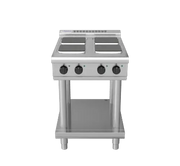 Waldorf 800 Series RNL8400SE-LS- 600mm Electric Cooktop Sealed Hobs Low Back Version - Leg Stand - Hospitality Connect