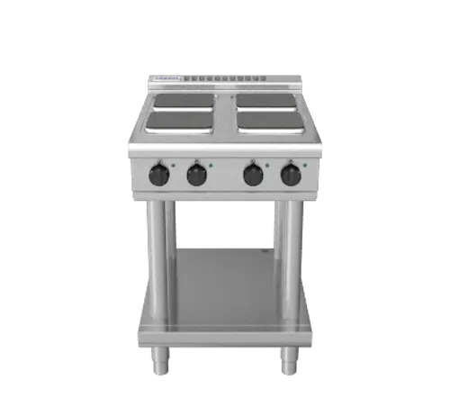 Waldorf 800 Series RNL8400SE-LS- 600mm Electric Cooktop Sealed Hobs Low Back Version - Leg Stand - Hospitality Connect