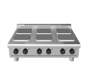 Waldorf 800 Series RNL8600SE-B - 900mm Electric Cooktop Sealed Hobs Low Back Version - Bench Model - Hospitality Connect