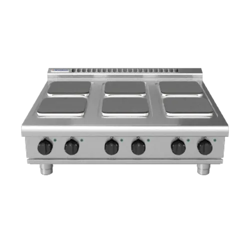 Waldorf 800 Series RNL8600SE-B - 900mm Electric Cooktop Sealed Hobs Low Back Version - Bench Model - Hospitality Connect
