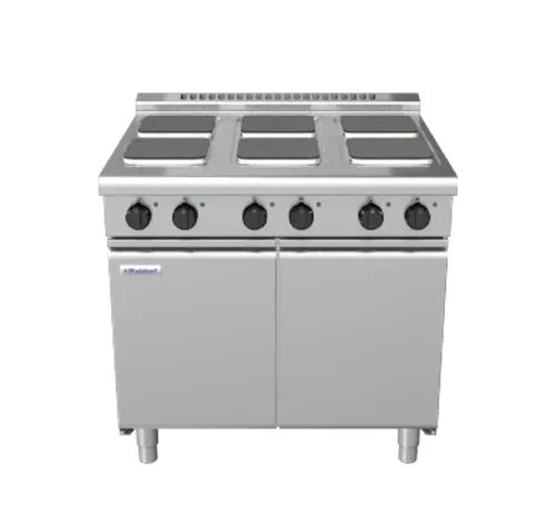 Waldorf 800 Series RNL8600SE-CB- 900mm Electric Cooktop Sealed Hobs Low Back Version - Cabinet Base - Hospitality Connect