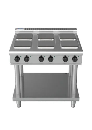 Waldorf 800 Series RNL8600SE-LS - 900mm Electric Cooktop Sealed Hobs Low Back Version - Leg Stand - Hospitality Connect
