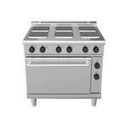 Waldorf 800 Series RNL8610SEC - 900mm Electric Range Convection Oven Low Back Version - Hospitality Connect