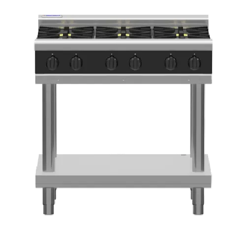 Waldorf Bold RNB8600G-LS - 900mm Gas Cooktop - Leg Stand - Hospitality Connect
