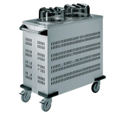 Rieber RRV-L2-190-320 - 44kgs Mobile Tubular Dispenser (Round) - No Heating with vents - Hospitality Connect