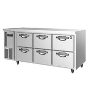 Hoshizaki 404L 6 Drawer 150mm GN Underbench Refrigerator – RTC-167DEA-GN-6D