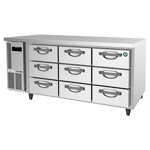 Hoshizaki 404L 9 Drawer 100mm Deep Gastronorm Underbench Refrigerator – RTC-167DEA-GN-9D