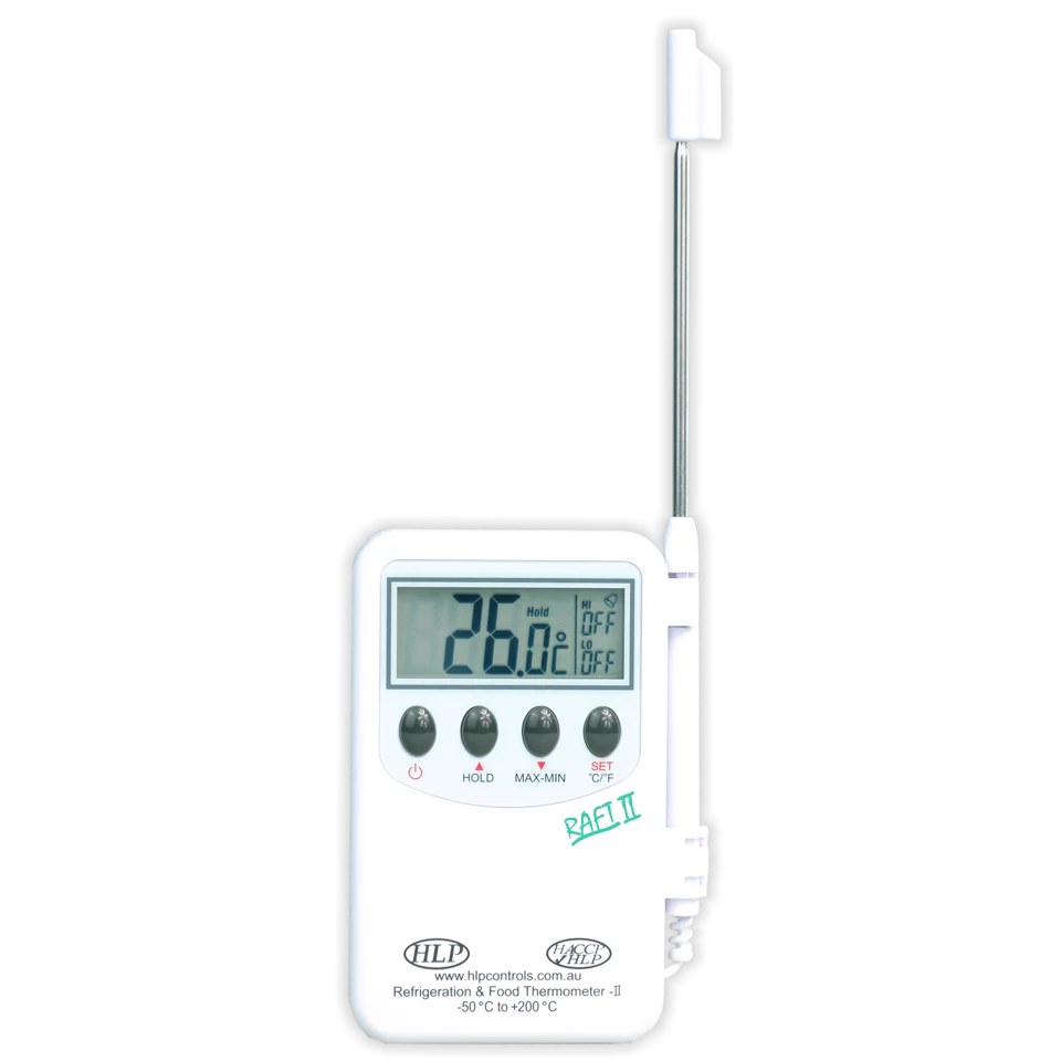 HLP RAFT II - Refrigeration & Food Thermometer w/ External Probe - Hospitality Connect