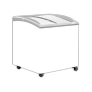 Exquisite Curved Glass Display Chest Freezers with 3 Baskets with LED - Hospitality Connect