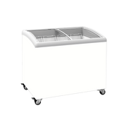 Exquisite Curved Glass Display Chest Freezers with 4 Baskets with LED - Hospitality Connect