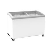 Exquisite SD400 Curved Glass Display Chest Freezers with Baskets - Hospitality Connect