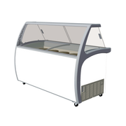 Exquisite SD575S2 Twelve Tubs Ice Cream Scooping Freezers with Scoop Washer and Bottom Storage Door - Hospitality Connect