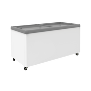 Exquisite SD650 Flat Glass Display Chest Freezers with Baskets - Hospitality Connect