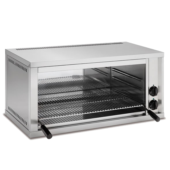 BARON Fixed Height Electric Salamander Grill With 600 x 350 mm Cooking Surface - Hospitality Connect