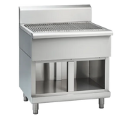 Waldorf 800 Series SF8900-CB - 900mm Solid Fuel Grill - 215mm Splashback Version - Cabinet Base - Hospitality Connect