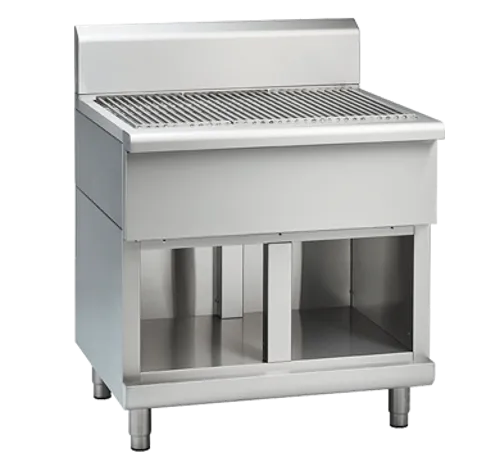 Waldorf 800 Series SF8900-CB - 900mm Solid Fuel Grill - 215mm Splashback Version - Cabinet Base - Hospitality Connect