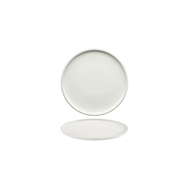SCHONWALD SHIRO ROUND PLATE FLAT COUPE 210x23mm WHITE