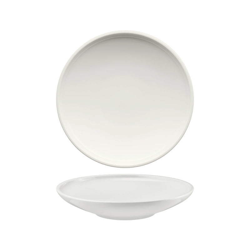 SCHONWALD SHIRO ROUND PLATE DEEP COUPE 280x53mm WHITE