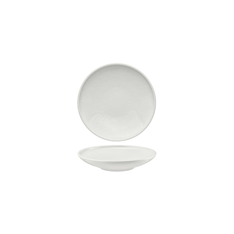 SCHONWALD SHIRO ROUND PLATE DEEP COUPE 210x44mm RELIEF
