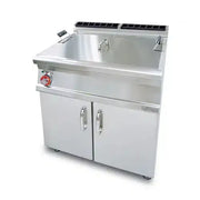 Lotus 45L Large Pan Electric Pastry Fryer on Cabinet F45-78ET - Hospitality Connect
