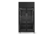 Skope ActiveCore Upright Fridge 2 Customisable Glass Door with 5x Shelves per Door SKT1000N-A - Hospitality Connect