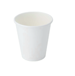 Pakmax White 8oz 80mm Single Layer Hot Paper Cup - SLHPC-80-8W 1000