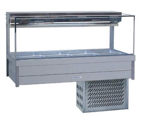 Roband SRX24RD Square Glass Cold Food Display - Hospitality Connect