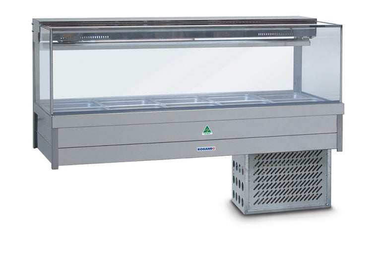 Roband SRX25RD Square Glass Cold Food Display - Hospitality Connect