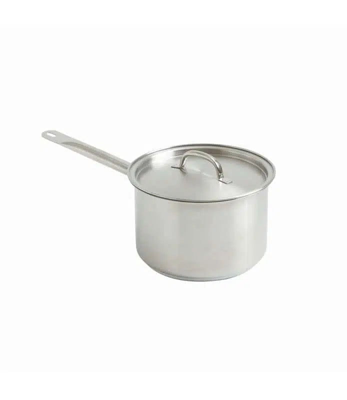 KH DELUXE SAUCEPAN DELUXE H/DUTY 2.5LT 180 x 100mm S/STEEL 18/10
