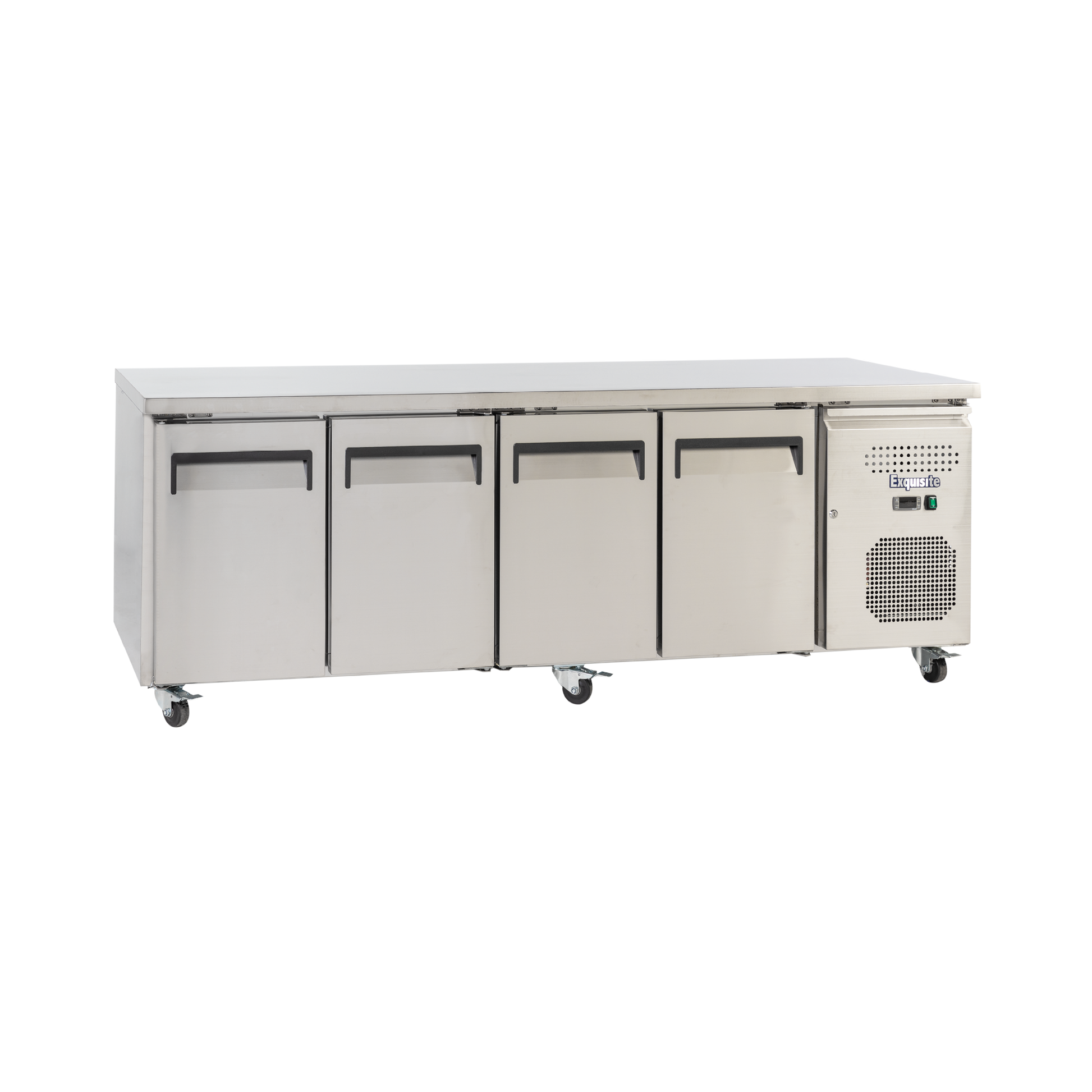 Exquisite SSC550H Four Solid Doors Underbench Storage Refrigerators Slimline 511 Litre - Hospitality Connect