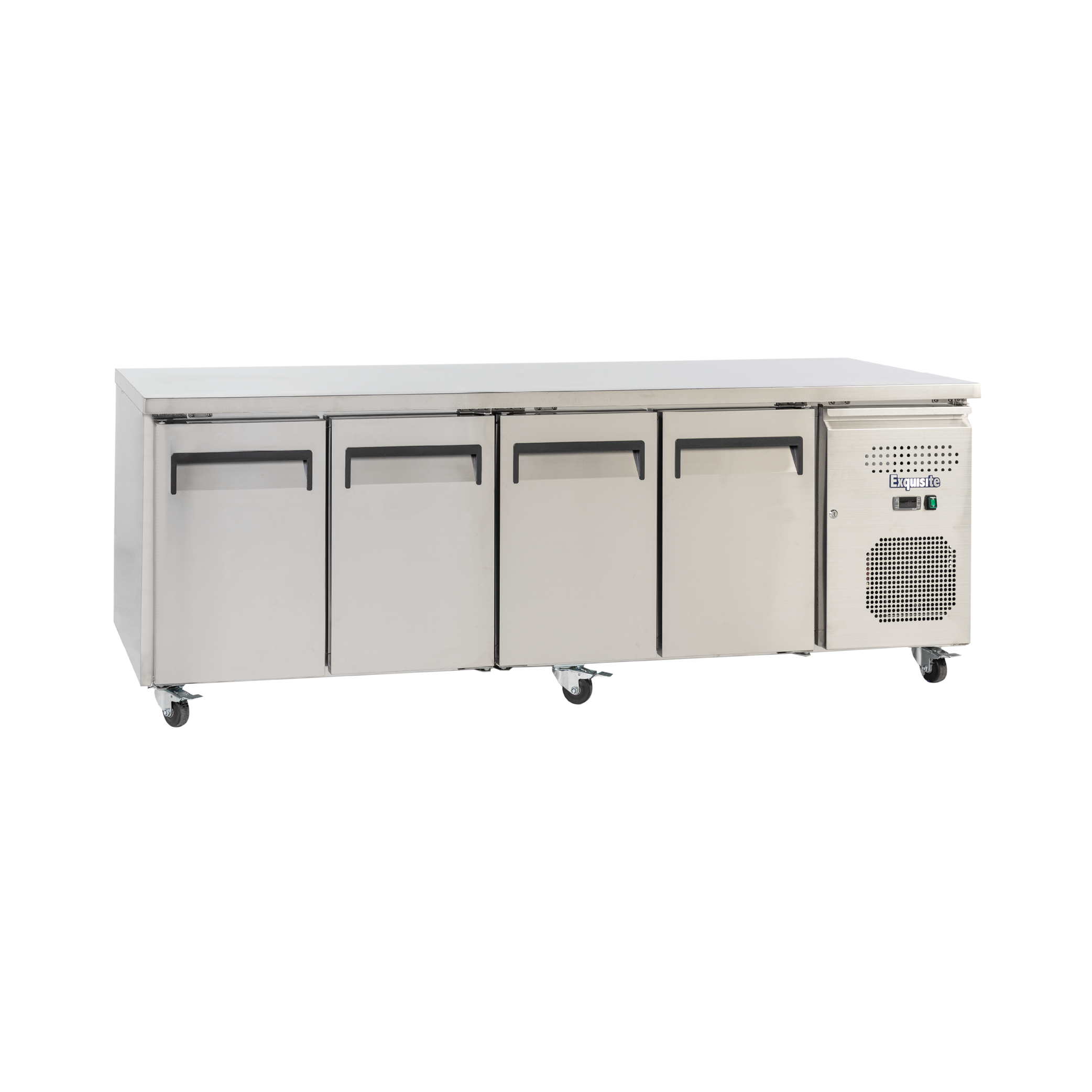 Exquisite SSC550H Four Solid Doors Underbench Storage Refrigerators Slimline 511 Litre - Hospitality Connect