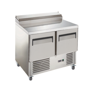 Exquisite Two Door Stainless Steel Top Food Preparation Refrigerators (Excluding Pans) - Hospitality Connect