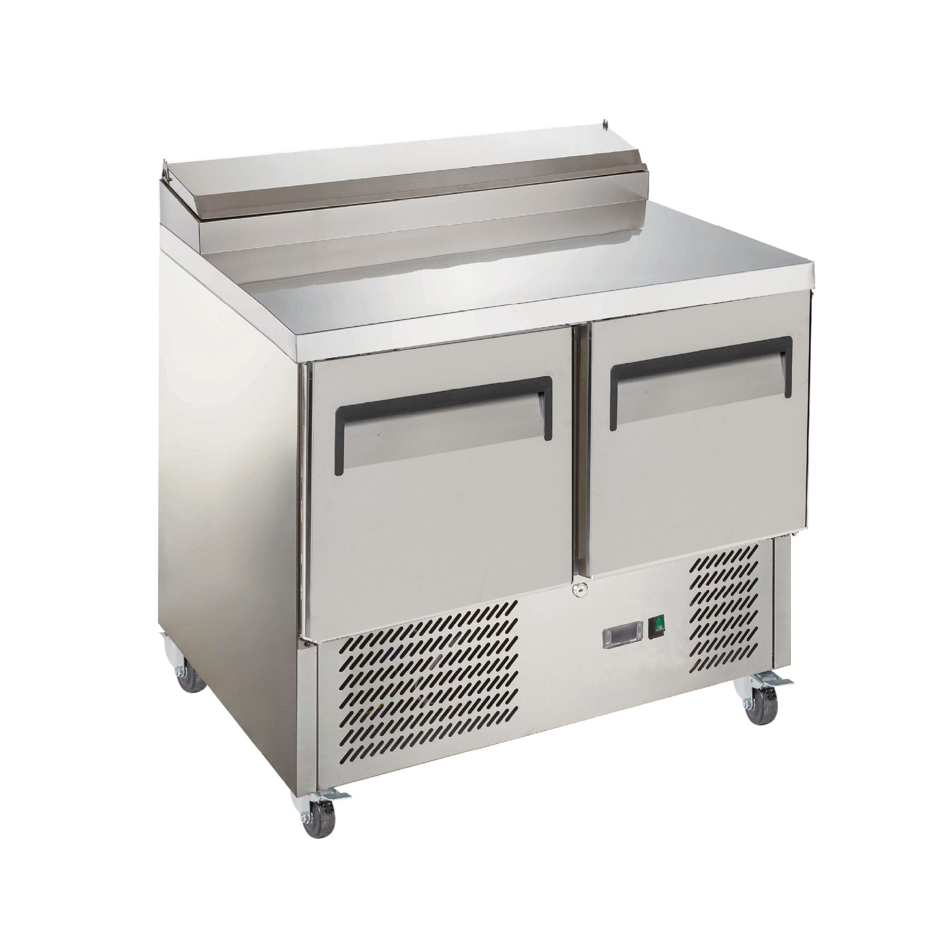 Exquisite Two Door Stainless Steel Top Food Preparation Refrigerators (Excluding Pans) - Hospitality Connect