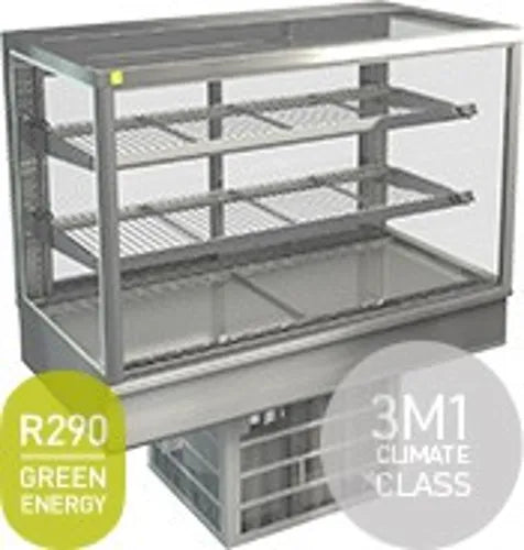 Cossiga Countertop Tower Sliding Front Refrigerated 900mm STGRF9-SD - Hospitality Connect