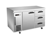 Pasasonic Under Counter Solid Draw and Door Fridge 1200mm SUR-1271HP-DW - Hospitality Connect