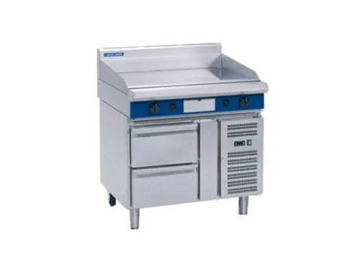 Blue Seal Evolution Series EP518-RB - 1200mm Electric Griddle – Refrigerated Base - Hospitality Connect