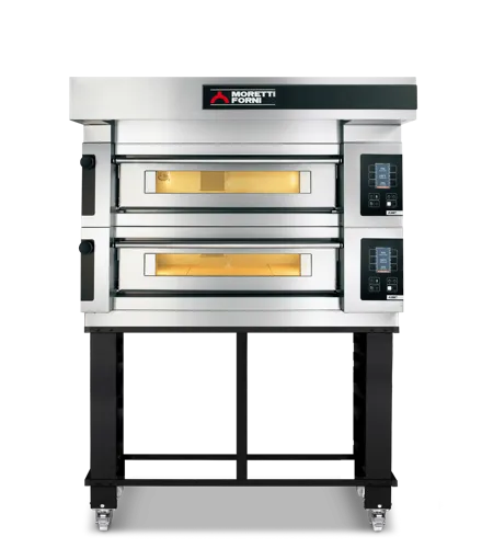 Moretti Bakery serieS Double Deck Oven on Stand COMP S50E/2A/S - Hospitality Connect
