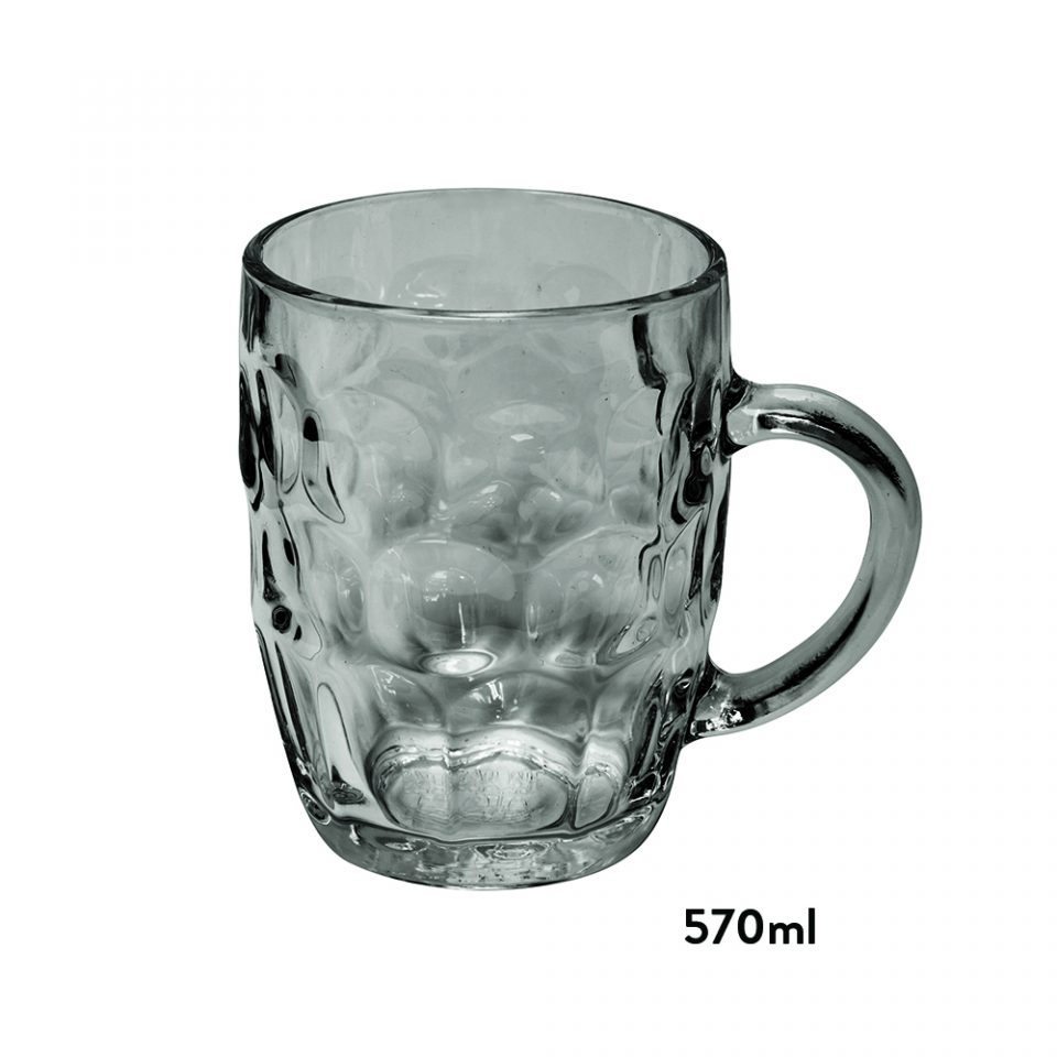 SHEFFIELD DIMPLE MUG BEER GLASS 570mL (CARTON OF 24)