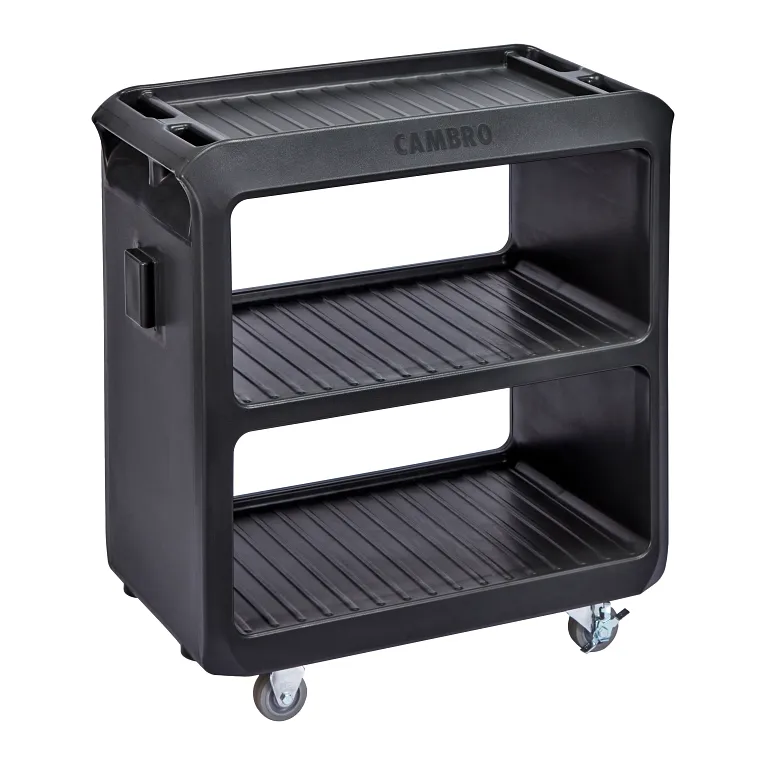 SERVICE CART PRO SMALL OPEN CART  2 FIXED x 2 SWIVEL WITH BRAKE CASTORS SC225110 - Hospitality Connect