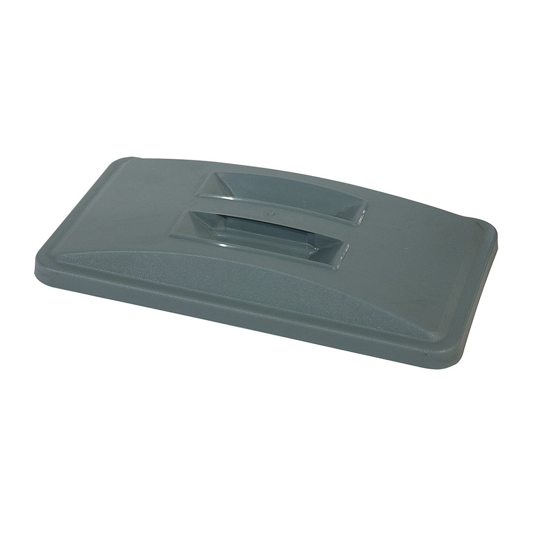 TRUST COMMERCIAL SLIM BIN SOLID LID FOR 60 / 87LT GREY (1643GY)